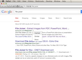 Recover files form Google Cache
